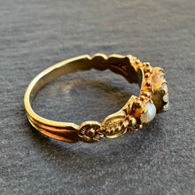 Load image into Gallery viewer, Reserved - Aqua & Pearl Ring