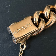 Load image into Gallery viewer, Gold ‘Henriette’ Bracelet Curb Bracelet