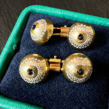 Load image into Gallery viewer, Sapphire & Enamel Cufflinks