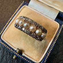 Load image into Gallery viewer, Pearl & Diamond Ring