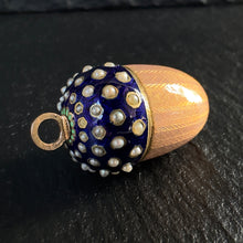 Load image into Gallery viewer, Enamel Acorn Pendant