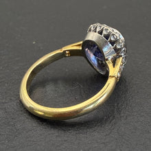 Load image into Gallery viewer, Sapphire + Diamond Ring