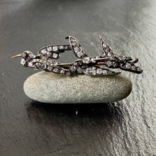 Load image into Gallery viewer, Diamond 3 Bird Brooch