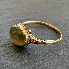 Load image into Gallery viewer, Chrysoberyl Cabochon Ring