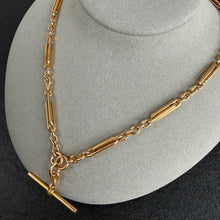 Load image into Gallery viewer, Antique 18k Gold Watch Chain