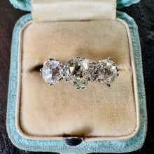Load image into Gallery viewer, 3.37ct Diamond trilogy ring