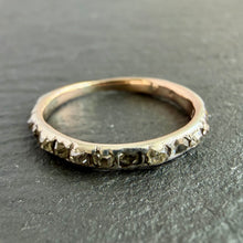 Load image into Gallery viewer, Georgian Diamond 3/4 Eternity Ring
