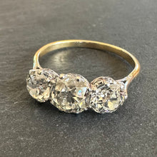 Load image into Gallery viewer, 3.68ct Diamond Trilogy Ring