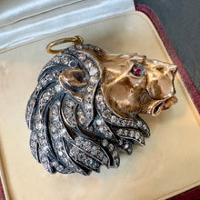 Load image into Gallery viewer, Gold Lion Pendant