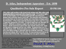 Load image into Gallery viewer, Emerald & Diamond Necklace