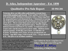 Load image into Gallery viewer, Diamond and Pearl Pendant