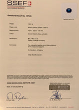 Load image into Gallery viewer, Diamond & Sapphire Souvenir Pendant