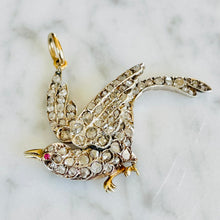 Load image into Gallery viewer, Reserved Diamond Bird Pendant