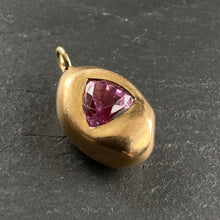 Load image into Gallery viewer, 20k Gold Sapphire Pendant 10