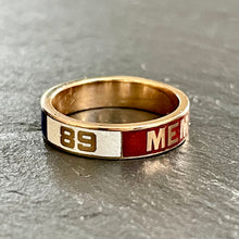 Load image into Gallery viewer, “Memor et Fidelis” Enamel Ring