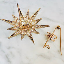 Load image into Gallery viewer, Twelve Point Star Brooch/Pendant