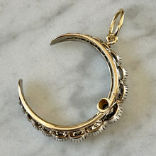 Load image into Gallery viewer, Diamond Crescent Moon Pendant