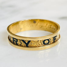 Load image into Gallery viewer, “In Memory Of” Mourning Ring