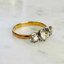 Load image into Gallery viewer, Bespoke Rose Cut Diamond Trilogy Ring