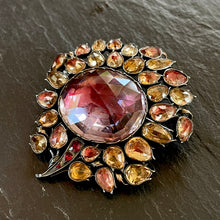 Load image into Gallery viewer, Topaz Ruby and Quartz Pendant