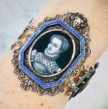 Load image into Gallery viewer, French Enamel Portrait Bracelet