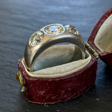 Load image into Gallery viewer, Three Stone Diamond Platinum Ring