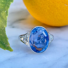 Load image into Gallery viewer, Sapphire & Diamond Ring
