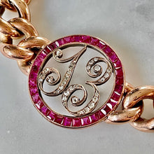 Load image into Gallery viewer, Bespoke Ruby & Diamond “13” Bracelet