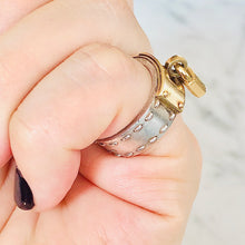 Load image into Gallery viewer, Silver and Gold Hermes Ring