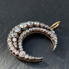 Load image into Gallery viewer, Diamond Crescent Moon Pendant