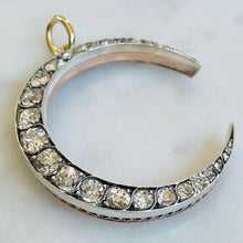 Load image into Gallery viewer, Diamond Crescent Moon Pendant