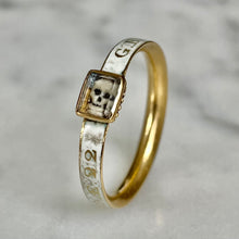 Load image into Gallery viewer, Crystal Skull Memento Mori Ring