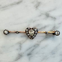 Load image into Gallery viewer, Diamond Heart Brooch