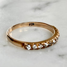 Load image into Gallery viewer, Diamond Half Hoop Ring