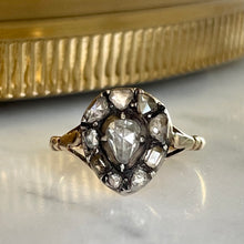 Load image into Gallery viewer, Georgian Diamond Cluster Ring