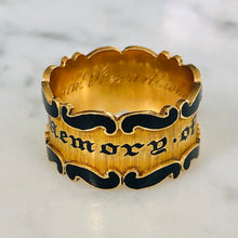Load image into Gallery viewer, “Sacred to the Memory Of” Ring
