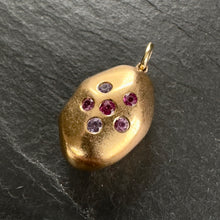 Load image into Gallery viewer, 20k Gold Sapphire Pendant 10