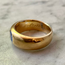 Load image into Gallery viewer, Bespoke Antique Sapphire Ring