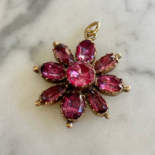 Load image into Gallery viewer, Rock Crystal Flower Pendant