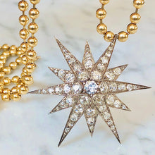 Load image into Gallery viewer, Twelve Point Star Brooch/Pendant