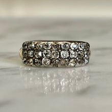 Load image into Gallery viewer, Georgian Diamond 3 Row Ring