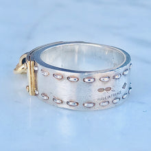 Load image into Gallery viewer, Silver and Gold Hermes Ring