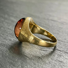 Load image into Gallery viewer, ROCKS Bespoke ~ Tourmaline Signet Ring