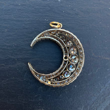 Load image into Gallery viewer, Diamond Crescent Moon Pendant