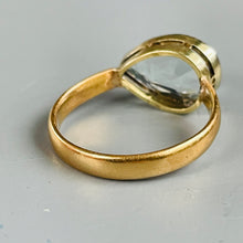 Load image into Gallery viewer, Bespoke Antique Aquamarine Pear Ring
