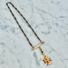 Load image into Gallery viewer, Bespoke Maltese Cross Niello Necklace