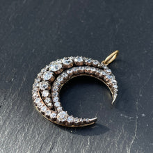 Load image into Gallery viewer, Diamond Crescent Moon Pendant