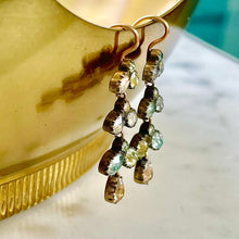 Load image into Gallery viewer, On hold - Georgian Paste Earrings with Rock Crystal Drop