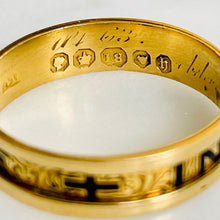 Load image into Gallery viewer, “In Memory Of” Mourning Ring