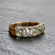Load image into Gallery viewer, Five Stone Diamond Ring